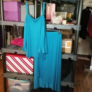 Antthony Original 2X 2 piece Top & Skirt
